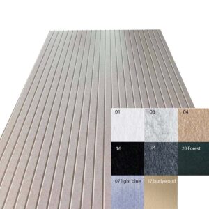 Bilnora panneau absorbeur de bruit en feutre extra dense 120x60x0,9cm