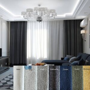 Cannes à motifs rideau phoniques (2)