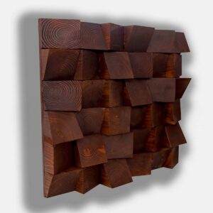 Diffuseur en bois chêne foncé 60x60x6cm..