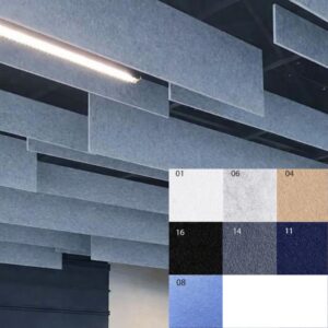 Panneau acoustique de plafond Bilnora 120×30 cm