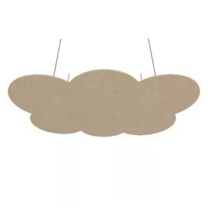 Panneau acoustique de plafond en forme de nuage Bilnora, extra dense 82×125×1,2 cm