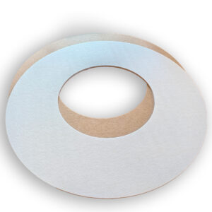 Panneau acoustique de plafond rond perforé Bilnora, extra dense Ø120×1,2 cm