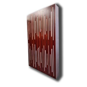 Panneau acoustique plafond avec panneau diffuseur en façade 104x64x11 (32)