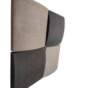 Panneau acoustique suspendu 60x60x10 cm en couleur brune (2)