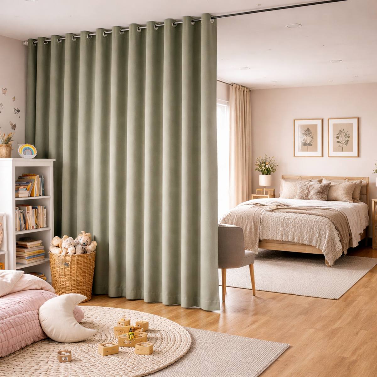 Softy – rideau séparateur pour votre intérieur – Cette image est fournie à titre indicatif