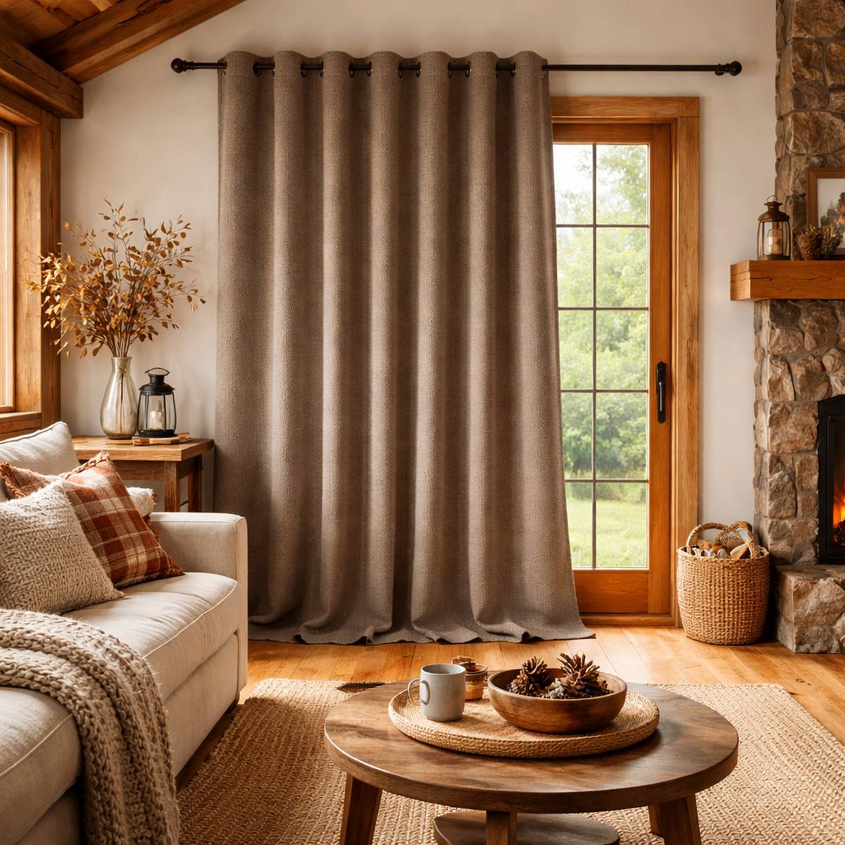 Softy_-_Rideau_de_porte_dans_la_maison_de_vacances_-_Cette_image_est_illustrative