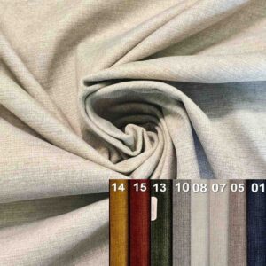 Tissu acoustique Ross à motif duotone présenté en gros plan, mettant en valeur son tombé souple et les différents coloris disponibles.
